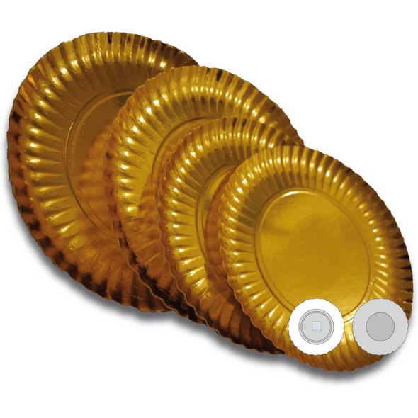 Plateaux Carton Doré